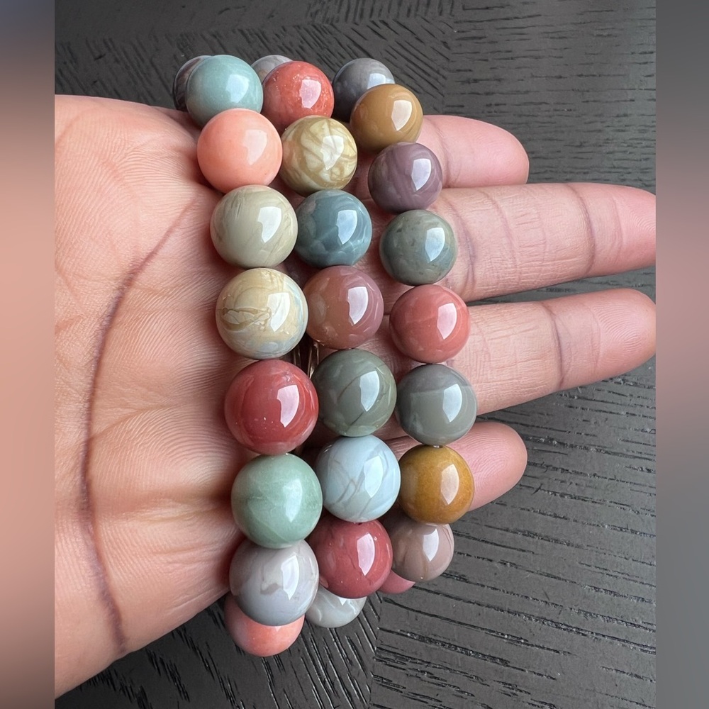 Alashan agate bracelet  SIZE 6.75’ (one) - Picture 3 of 4